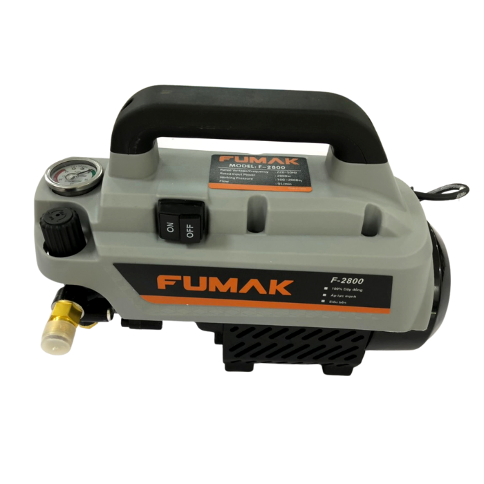 Máy rửa xe Fumak Nhật Bản F3000 và F190 ( cam và xám) - Bảo hành 18 tháng
